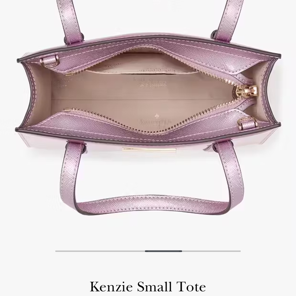Kate Spade Quartz PINK Structured Tote Bag - Picture 6 of 15